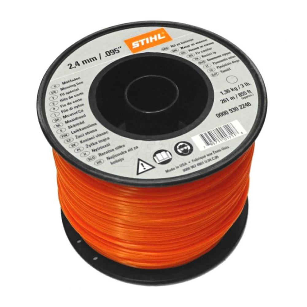 Fio-de-nylon,-Ø-2,4-mm-x-261,0-m,-Redondo