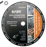 DISCO DIAM MULTI MASTER P/METAIS 230MM